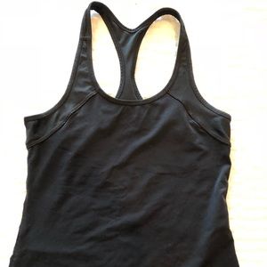 Under Armour Black racerback tank, size small.